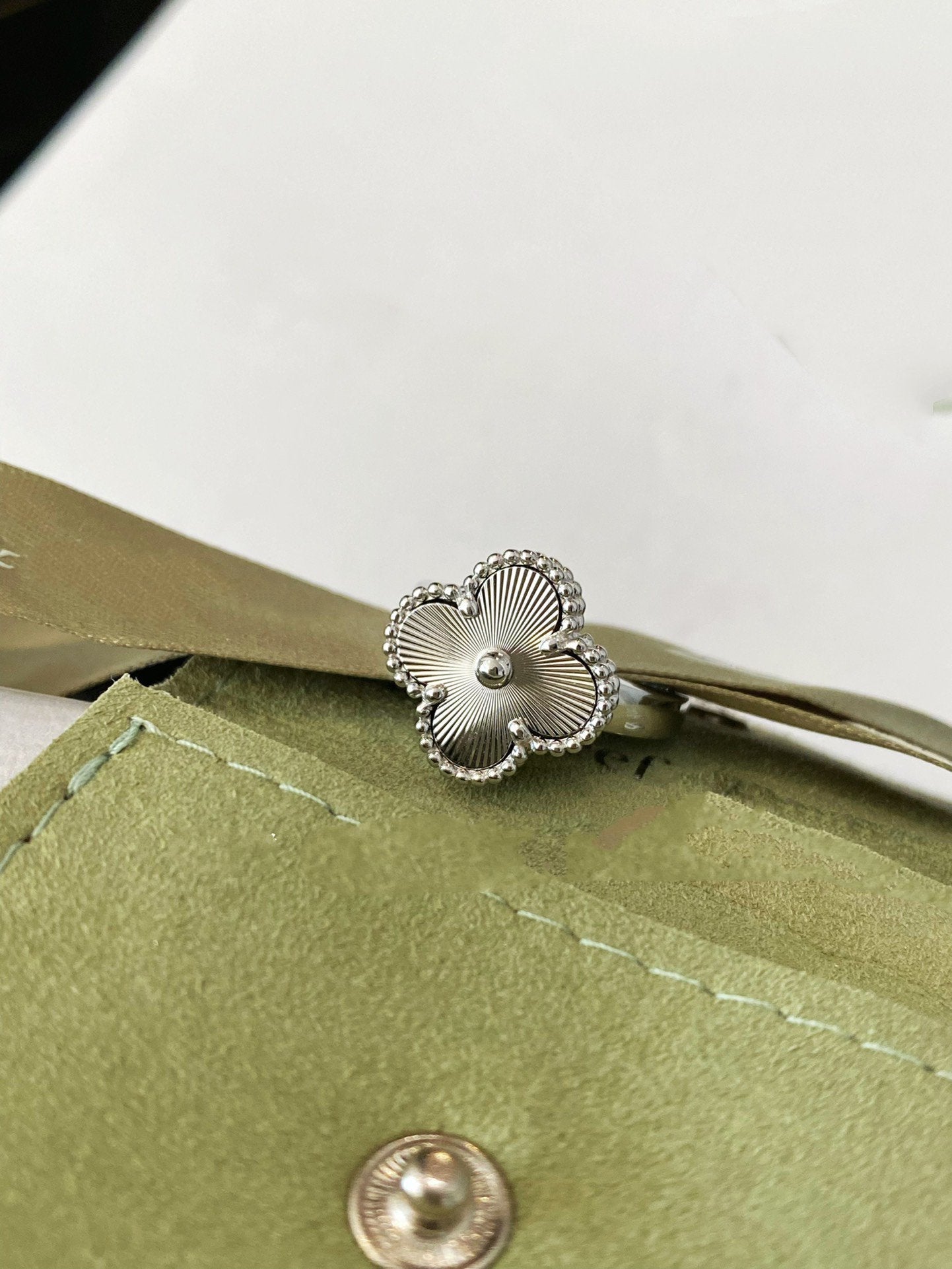 [TOPON]CLOVER SILVER RING