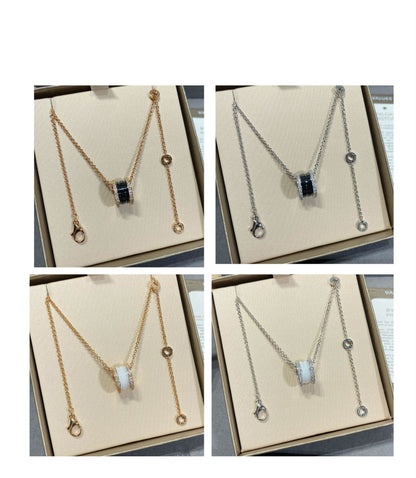 [TOPON]ZERO 1 DIAMOND CERAMIC NECKLACE