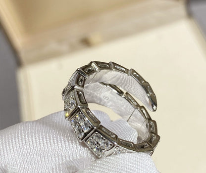 [TOPON]SERPENTI RING SILVER DIAMOND PAVED