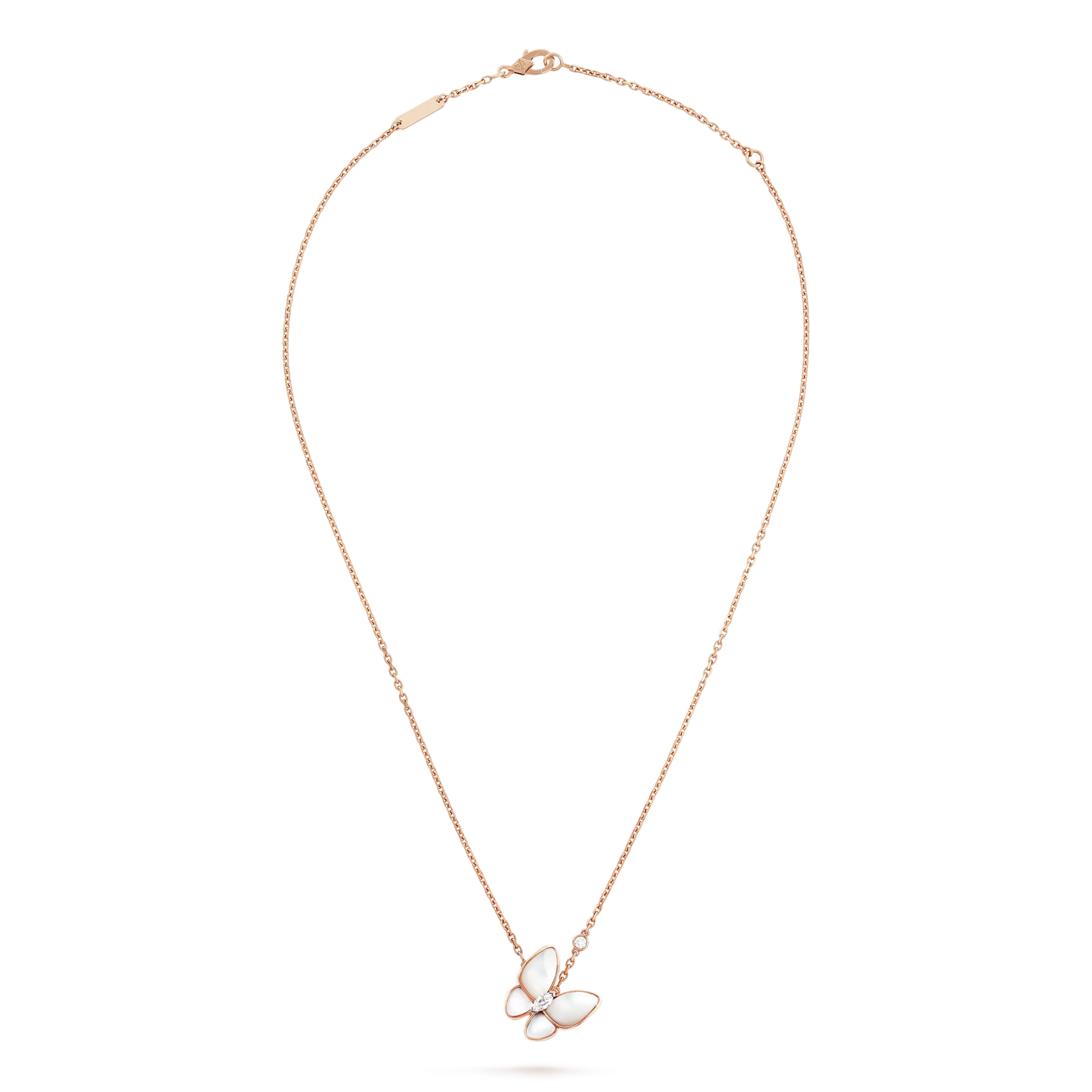 [TOPON]BUTTERFLY MOP DIAMOND NECKLACE