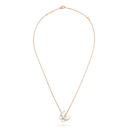 [TOPON]BUTTERFLY MOP DIAMOND NECKLACE