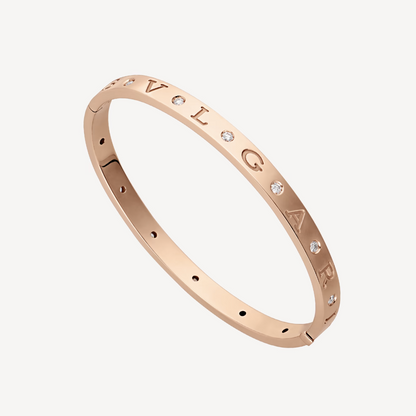 [TOPON]ZERO 1 PINK GOLD 12 DIAMONDS BRACELET