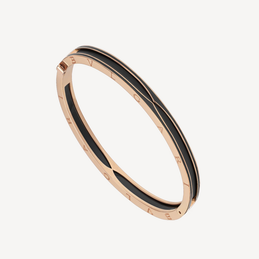 [TOPON]ZERO 1 PINK GOLD WITH MATTE BLACK CERAMIC BRACELET