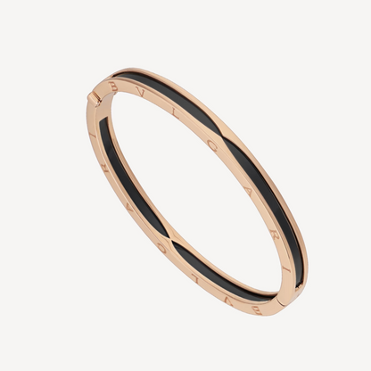 [TOPON]ZERO 1 PINK GOLD WITH BLACK CERAMIC BRACELET