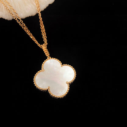 [TOPON]CLOVER 25MM MOP LARGE PENDANT NECKLACE