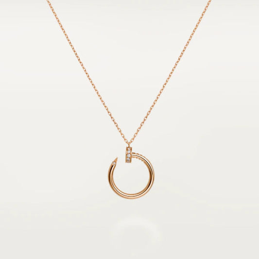 [TOPON]JUSTE NECKLACE PINK GOLD