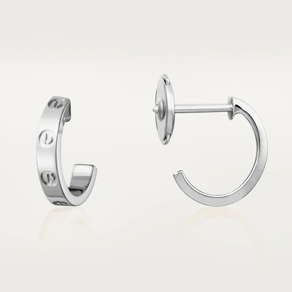 [TOPON]LOVE EARRINGS 2.65MM SILVER