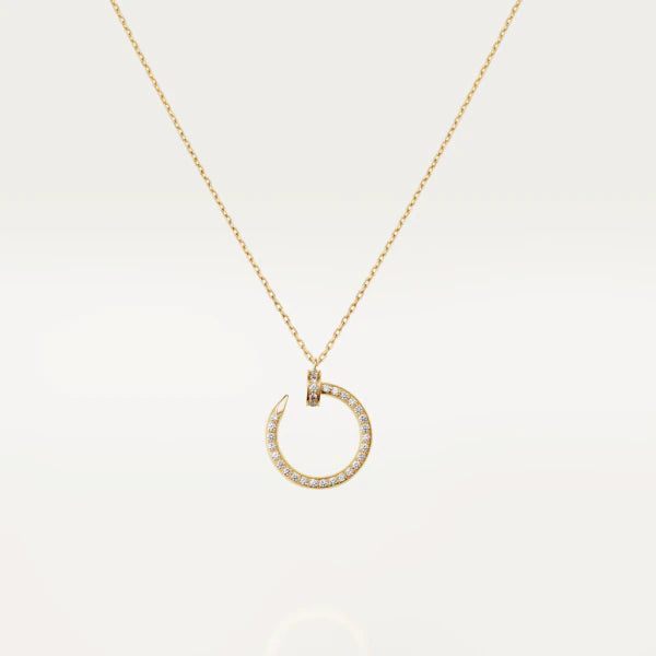 [TOPON]JUSTE NECKLACE GOLD DIAMONDS