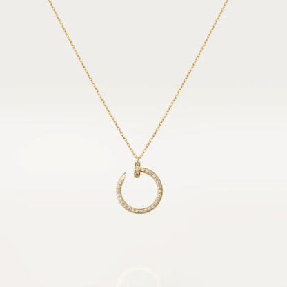 [TOPON]JUSTE NECKLACE GOLD DIAMONDS