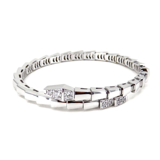 [TOPON]SERPENTI BRACELET DIAMONDS SILVER