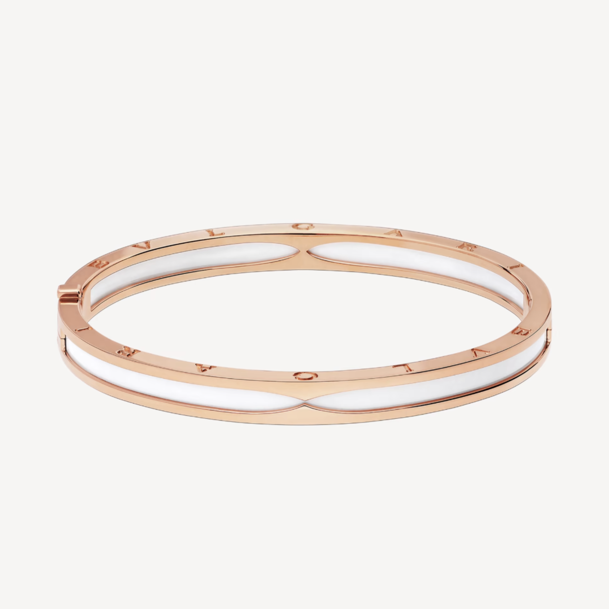 [TOPON]ZERO 1 PINK GOLD WITH WHITE CERAMIC BRACELET