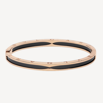 [TOPON]ZERO 1 PINK GOLD WITH BLACK CERAMIC BRACELET