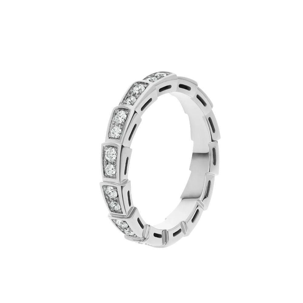 [TOPON]SERPENTI RING SILVER DIAMOND PAVED 3MM