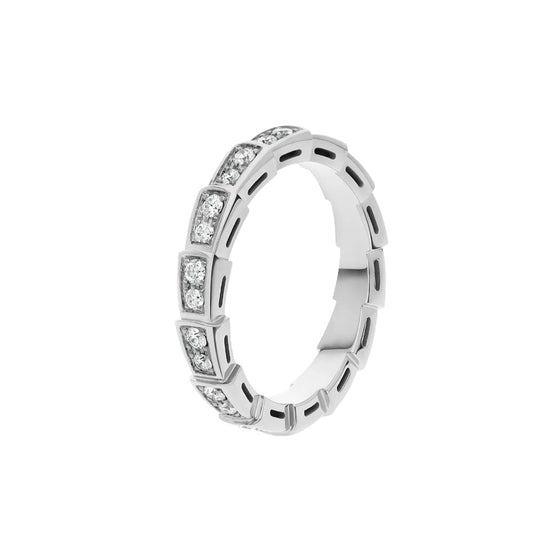 [TOPON]SERPENTI RING SILVER DIAMOND PAVED 3MM