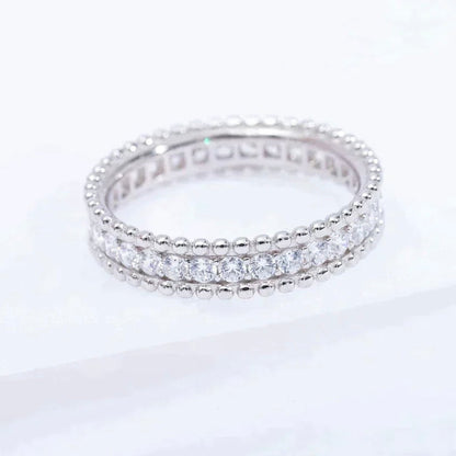 [TOPON]PERLEE DIAMOND SILVER RING