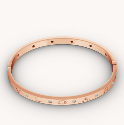 [TOPON]ZERO 1 PINK GOLD 12 DIAMONDS BRACELET