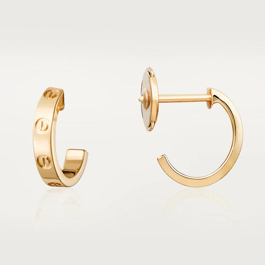 [TOPON]LOVE EARRINGS 2.65MM PINK GOLD