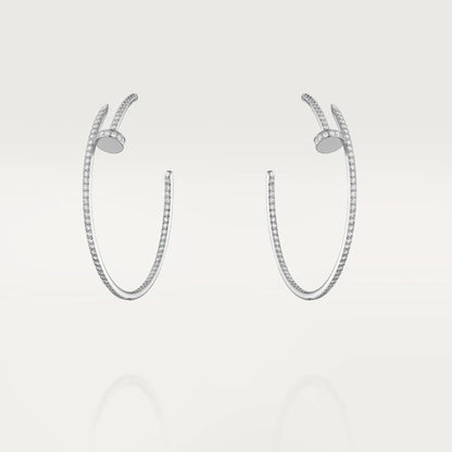 [TOPON]JUSTE EARRINGS FULL DIAMONDS 1.8MM