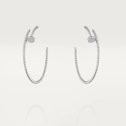 [TOPON]JUSTE EARRINGS FULL DIAMONDS 1.8MM