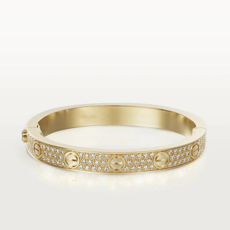 [TOPON]LOVE BRACELET 6.1MM DIAMOND-PAVED