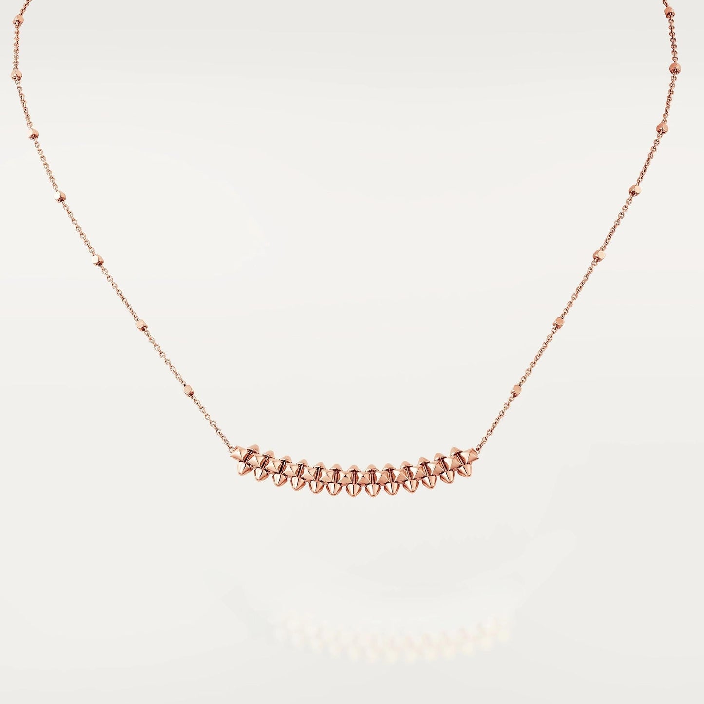 [TOPON]CLASH PINK GOLD NECKLACE