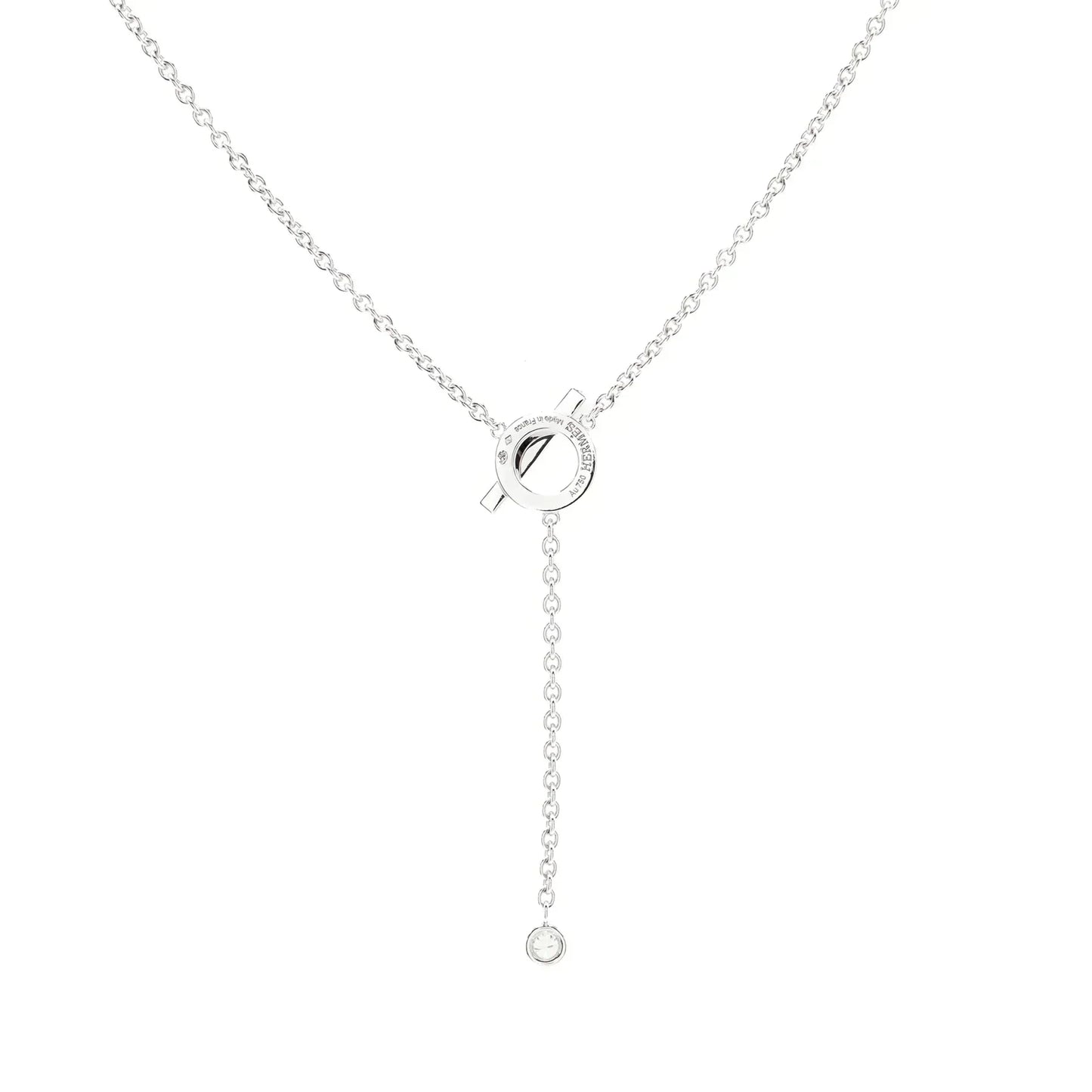 [TOPON]FINESSE SILVER DIAMOND NECKLACE