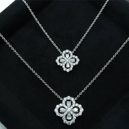 [TOPON]LOOP NECKLACE FULL MOTIF DIAMOND COMBINATION