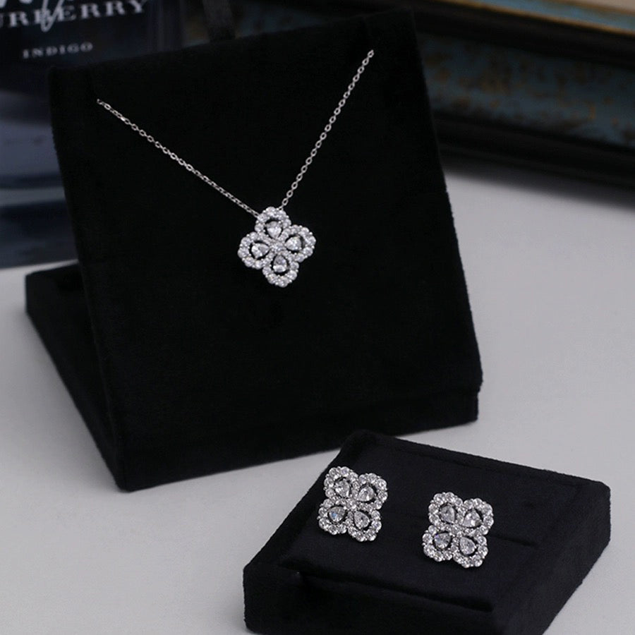 [TOPON]LOOP NECKLACE FULL MOTIF DIAMOND COMBINATION