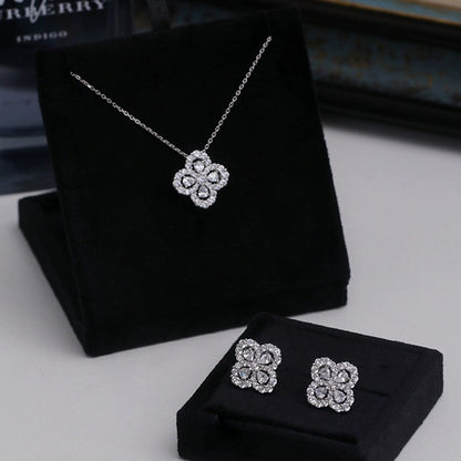 [TOPON]LOOP NECKLACE FULL MOTIF DIAMOND COMBINATION