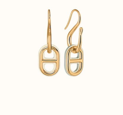 [TOPON]HM O'MAILLON GOLD EARRINGS