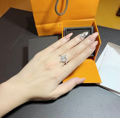 [TOPON]ECHAPPEE RING SILVER DIAMOND