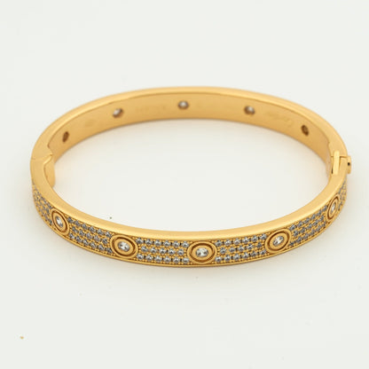 [TOPON]LOVE BRACELET 6.1MM DIAMOND-PAVED 10 BIG DIAMONDS