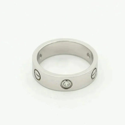 [TOPON]LOVE RING 5.5MM 3 DIAMONDS SILVER