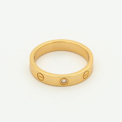 [TOPON]LOVE RING 4MM 1 DIAMOND PINK GOLD