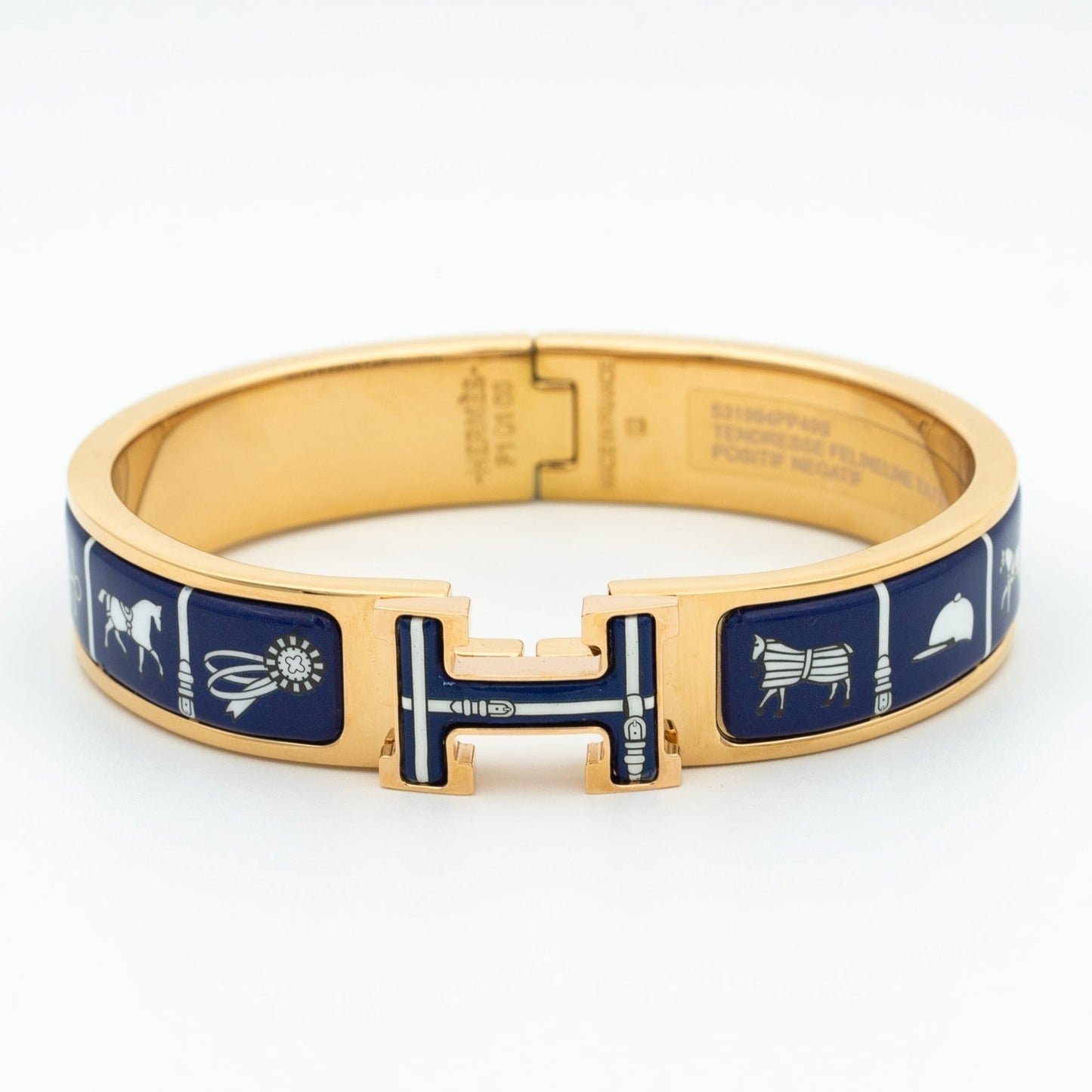 [TOPON]H BRACELET BLUE CERAMIC