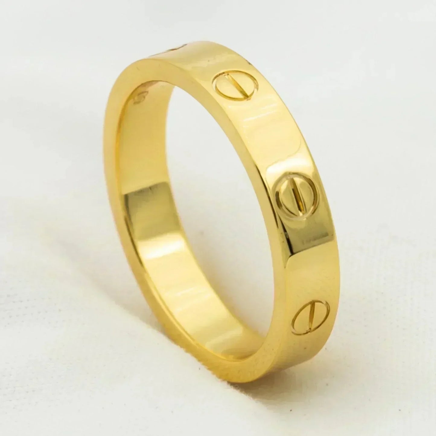 [TOPON]LOVE RING 4MM 1 DIAMOND GOLD