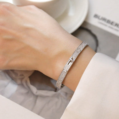 [TOPON]KELLY BRACELET DIAMOND PAVED