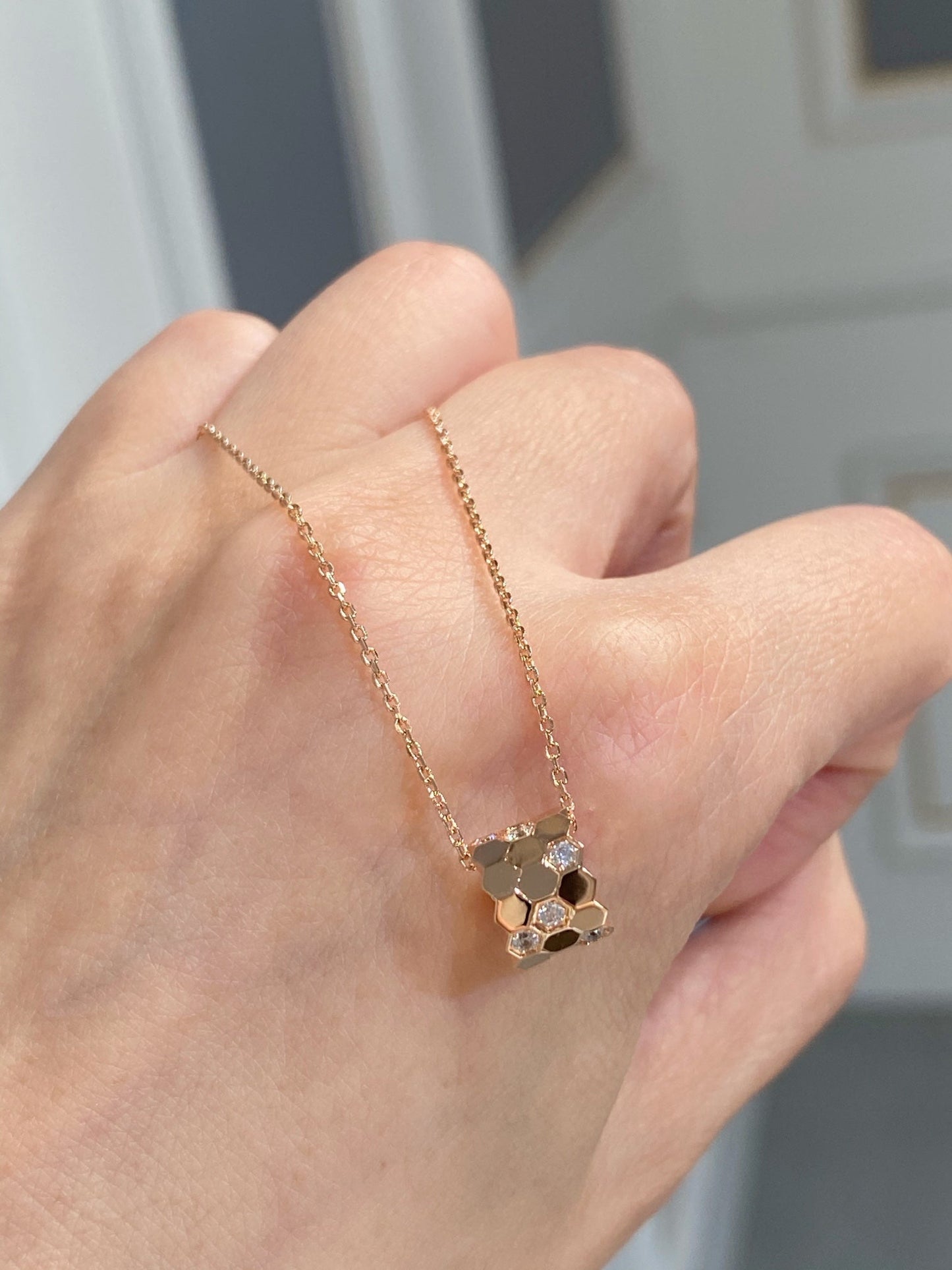 [TOPON]BEE LOVE DIAMOND NECKLACE