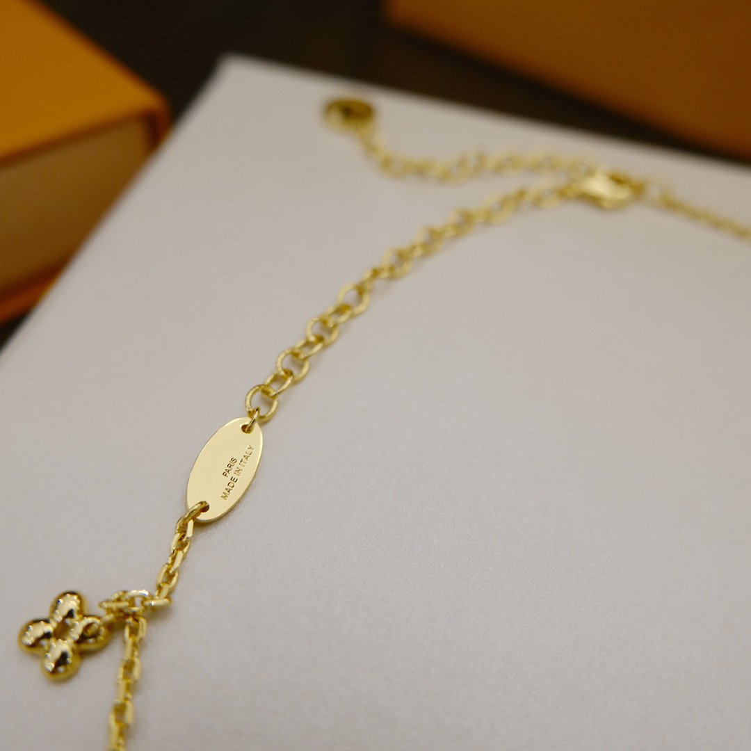 [TOPON]BLOOMING SUPPLE NECKLACE BRASS