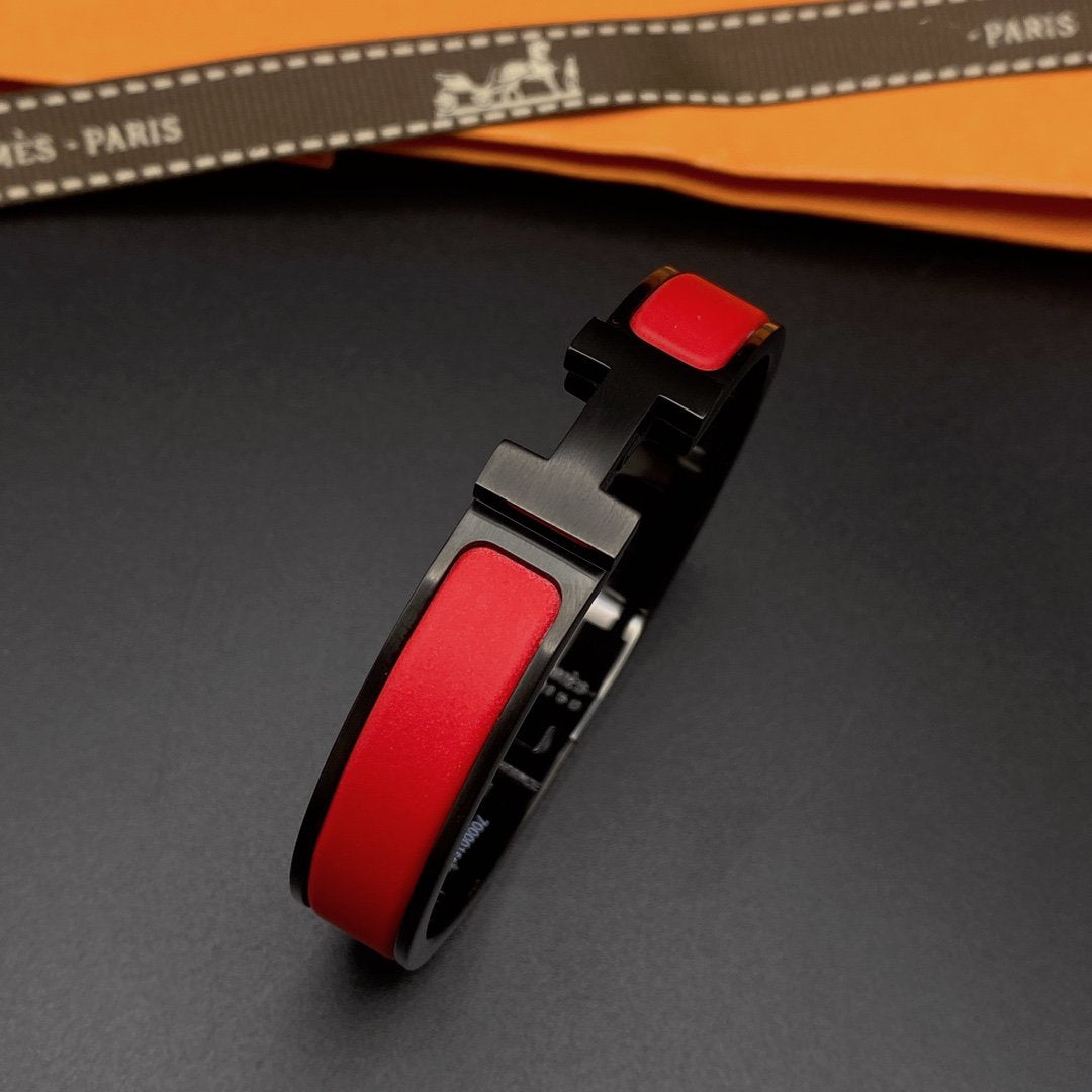 [TOPON]CLIC HM SO BLACK RED BRACELET