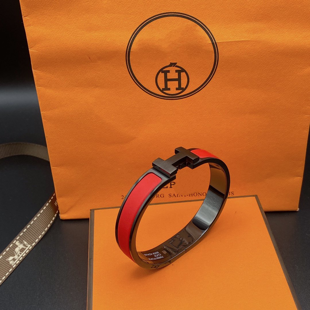 [TOPON]CLIC HM SO BLACK RED BRACELET