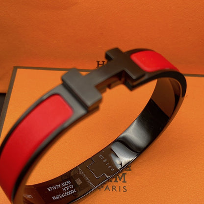 [TOPON]CLIC HM SO BLACK RED BRACELET