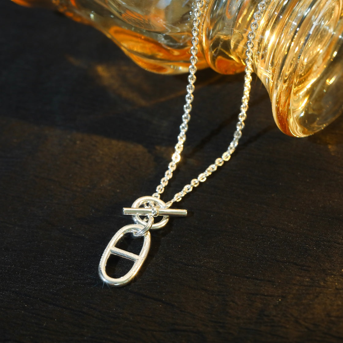 [TOPON]HM CHAINE D'ANCRE PENDANT NECKLACE STERLING SILVER