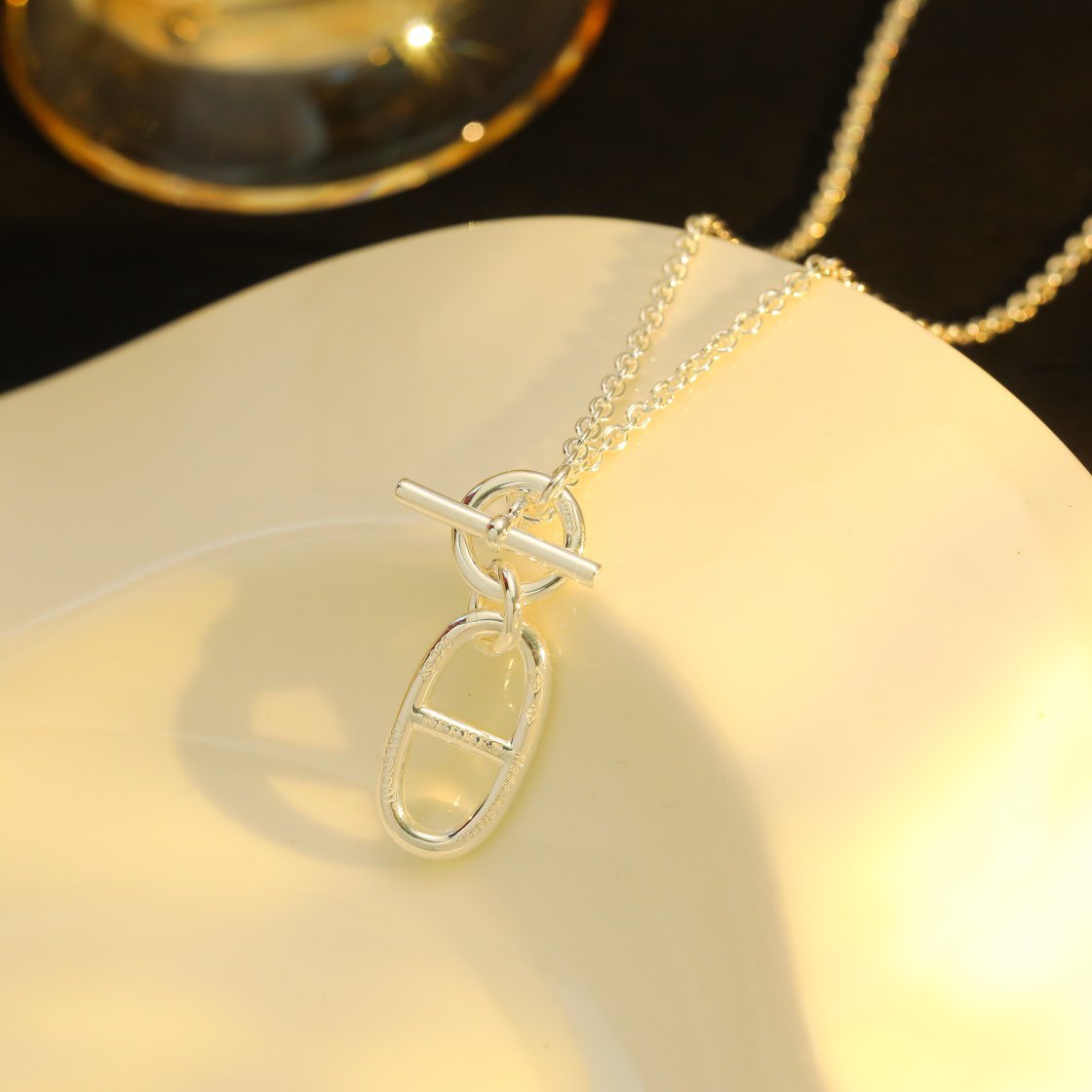 [TOPON]HM CHAINE D'ANCRE PENDANT NECKLACE STERLING SILVER