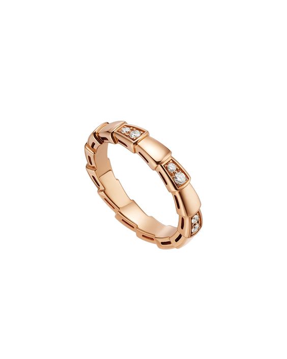 [TOPON]SERPENTI RING PINK GOLD  3MM