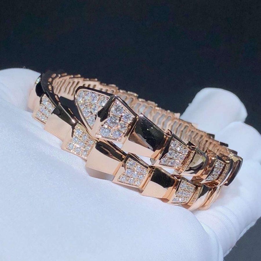 [TOPON]SERPENTI BRACELET PINK GOLD DIAMOND