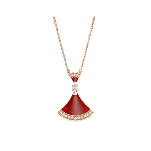 [TOPON]DREAM NECKLACE CARNELIAN DIAMOND