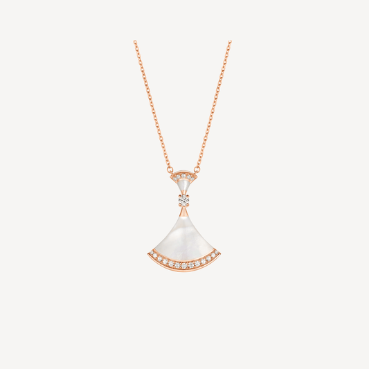 [TOPON]DREAM NECKLACE MOP PINK GOLD DIAMOND