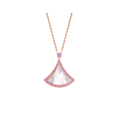 [TOPON]DREAM NECKLACE MOP DIAMOND PINK