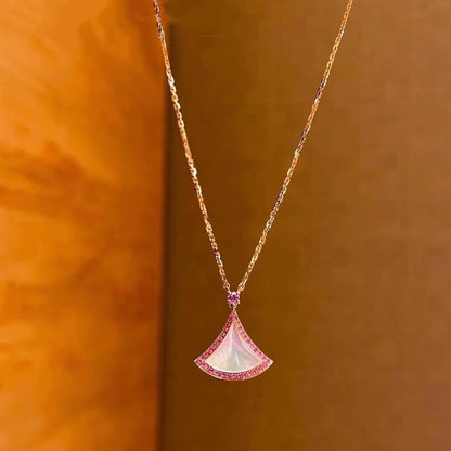 [TOPON]DREAM NECKLACE MOP DIAMOND PINK